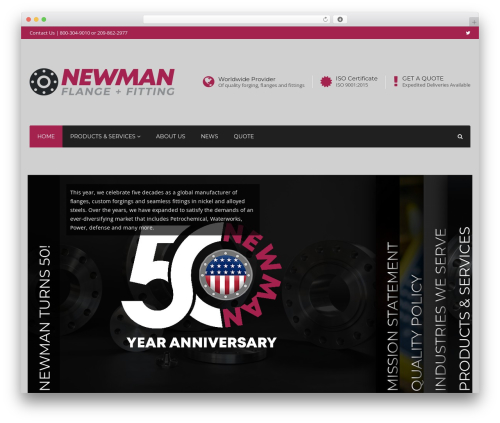 Google maps WordPress plugin - newmanflange.com