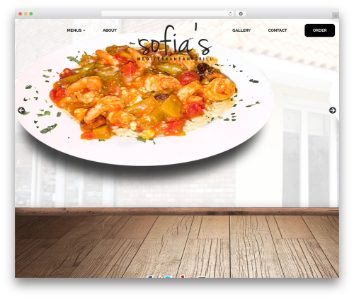 Sofias Mediterranean Grill WordPress theme - sofiasmediterraneangrill.com