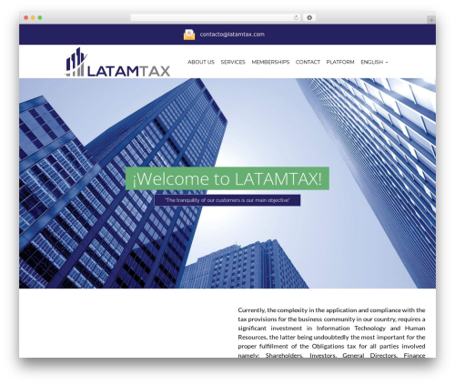 Theme WordPress Elegante - latamtax.com