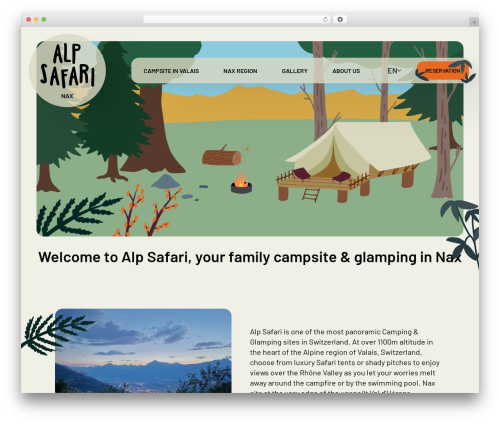 Toolkit WordPress theme - alpsafari.ch