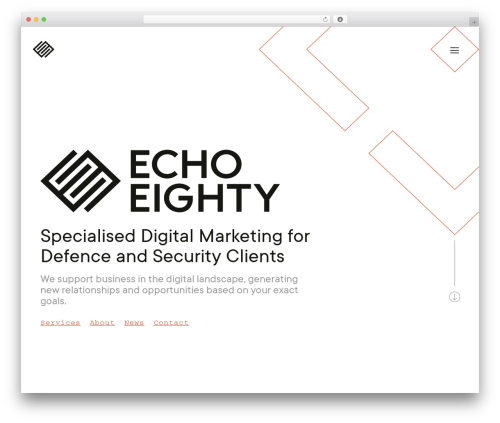 WordPress theme E80 v.1 - echoeighty.com