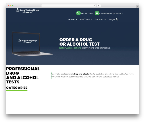 Wc product table pro WordPress plugin - drugtestingshop.com