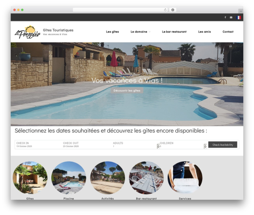 WordPress theme Layers - giteslepressoir.com