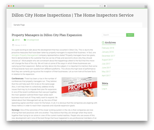 Accelerate top WordPress theme - dilloncitysc.com
