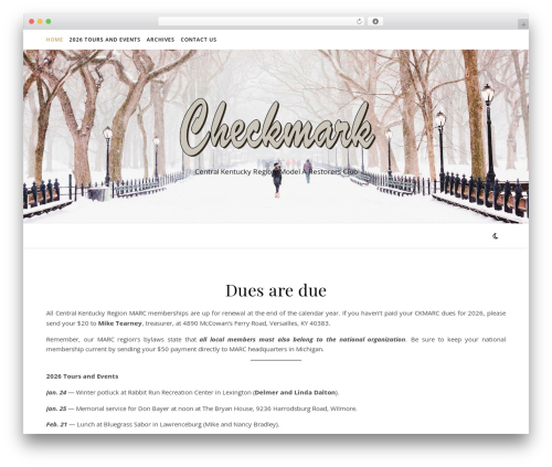 Ashe WordPress shop theme - ckmarc.com
