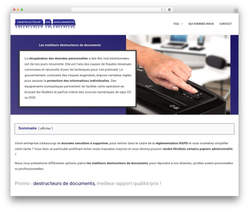 Winamaz WordPress plugin - destructeurdedocuments.net