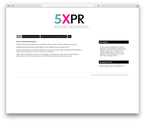 Best WordPress theme Grid Theme Responsive - 5xpr.com