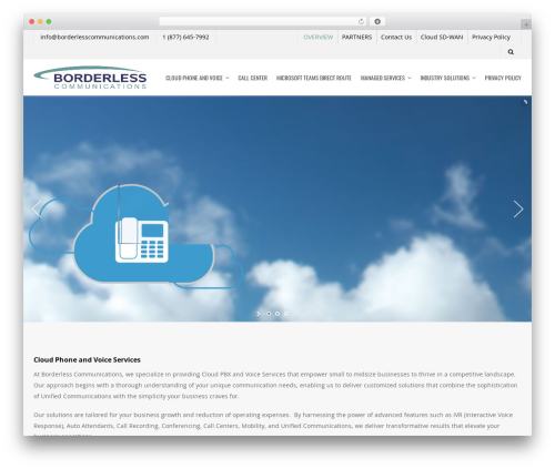 Borderless WordPress theme - borderlesscommunications.com