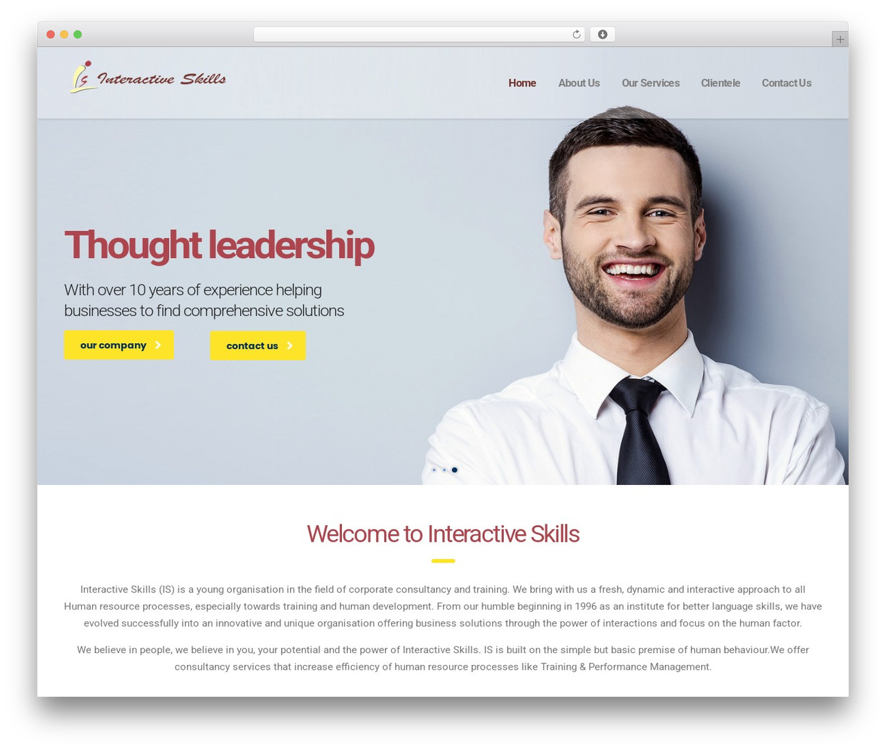 Consulting theme WordPress - interactiveskills.in Consulting theme WordPress - interactiveskills.in