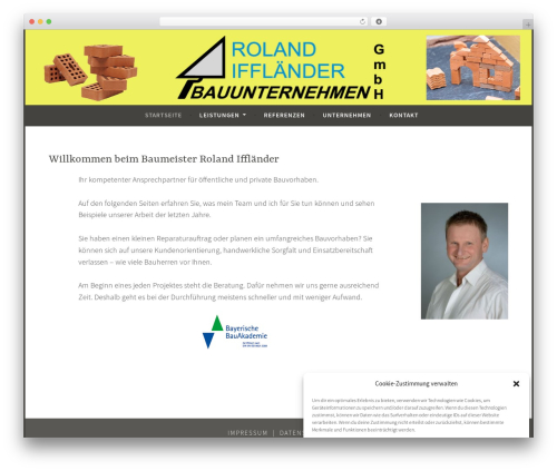 Dara WordPress theme - ifflaender-bauunternehmen.com