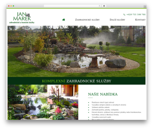 Divi WordPress theme - janmarek.cz