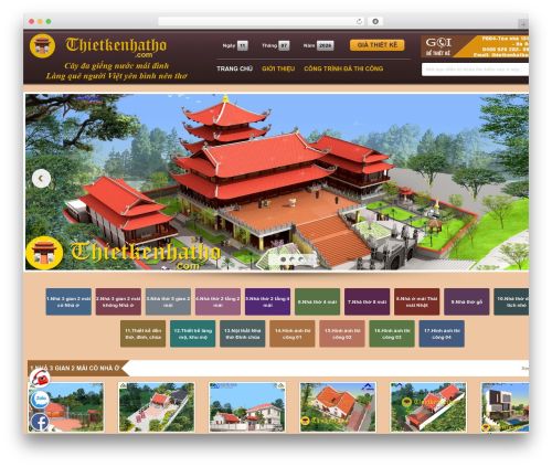 SEOBYWEB.COM WordPress theme - thietkenhatho.com