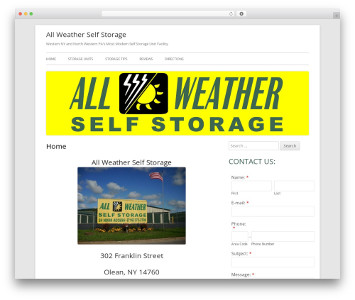 Tiny Framework Child WP theme - allweatherselfstorage.com