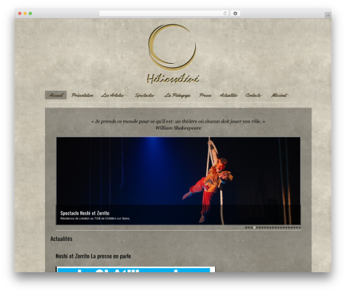 Audio player WordPress plugin - compagnie-heliosselene.com