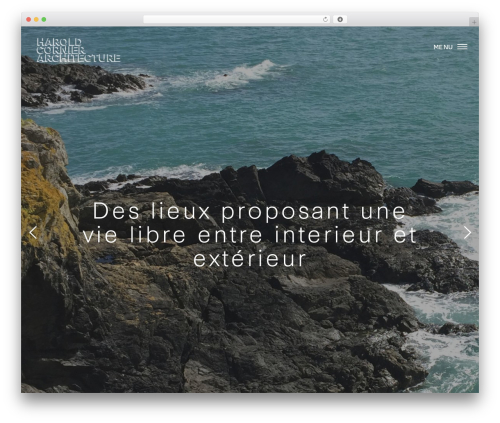 WordPress theme Brixey - cornier-architecte.com