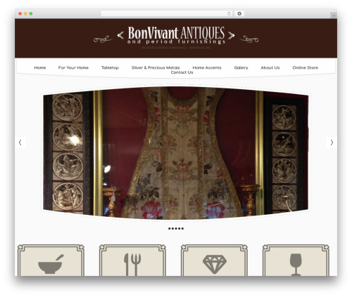 WordPress theme cherry - bonvivantantiques.com