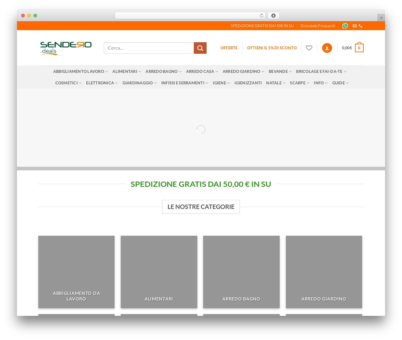 WordPress theme Flatsome - sendero.deals