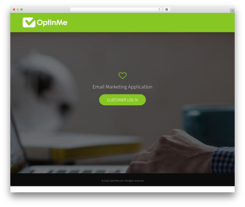 WordPress theme Lambda - optinme.com
