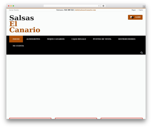 WP theme Flatastic - salsaselcanario.com