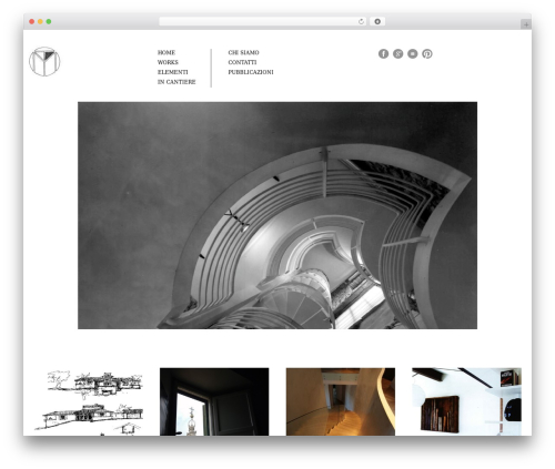 Architecture WordPress theme - tonci.com
