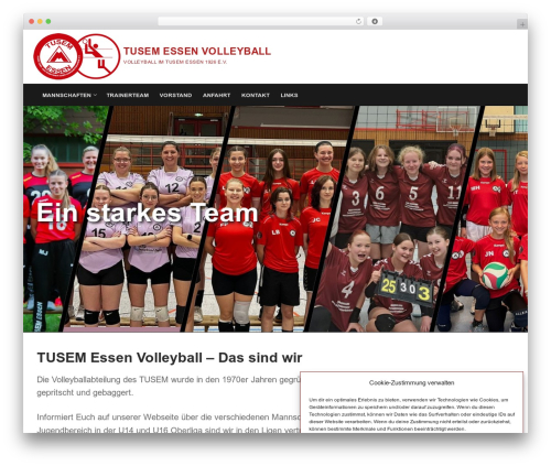 Customify free WordPress theme - tusem-volleyball.de