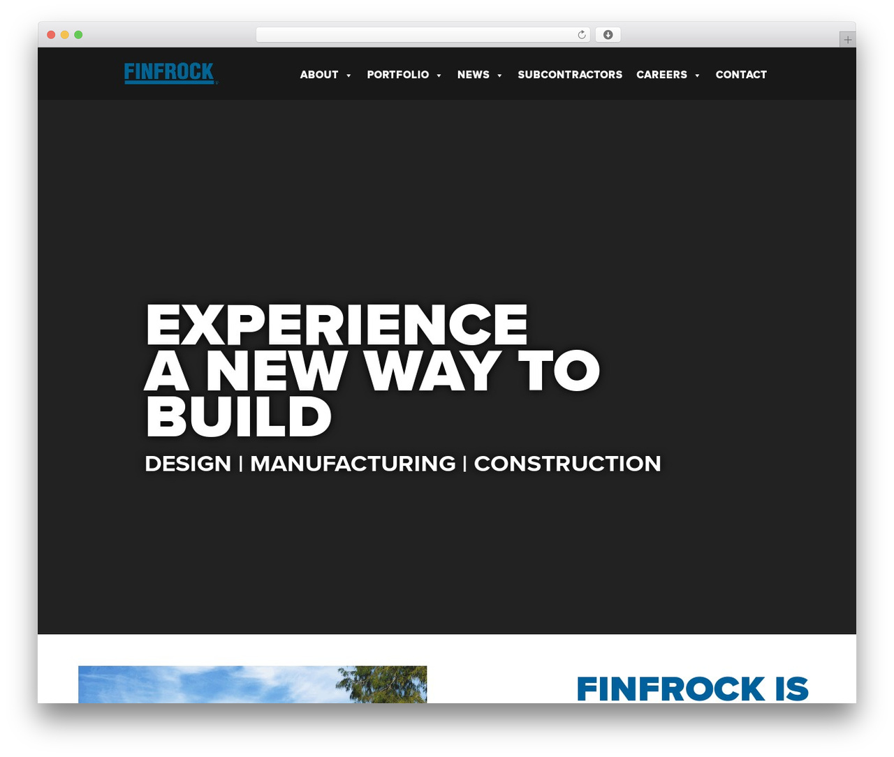Divi WordPress theme - finfrock.com