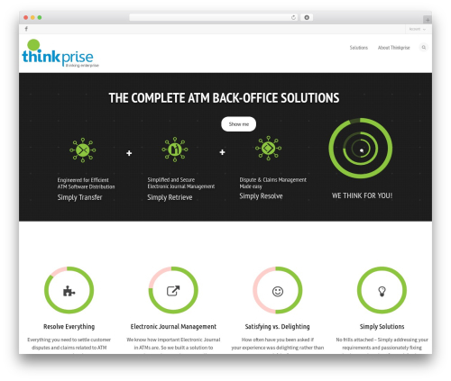 Flexform WordPress theme - thinkprise.com