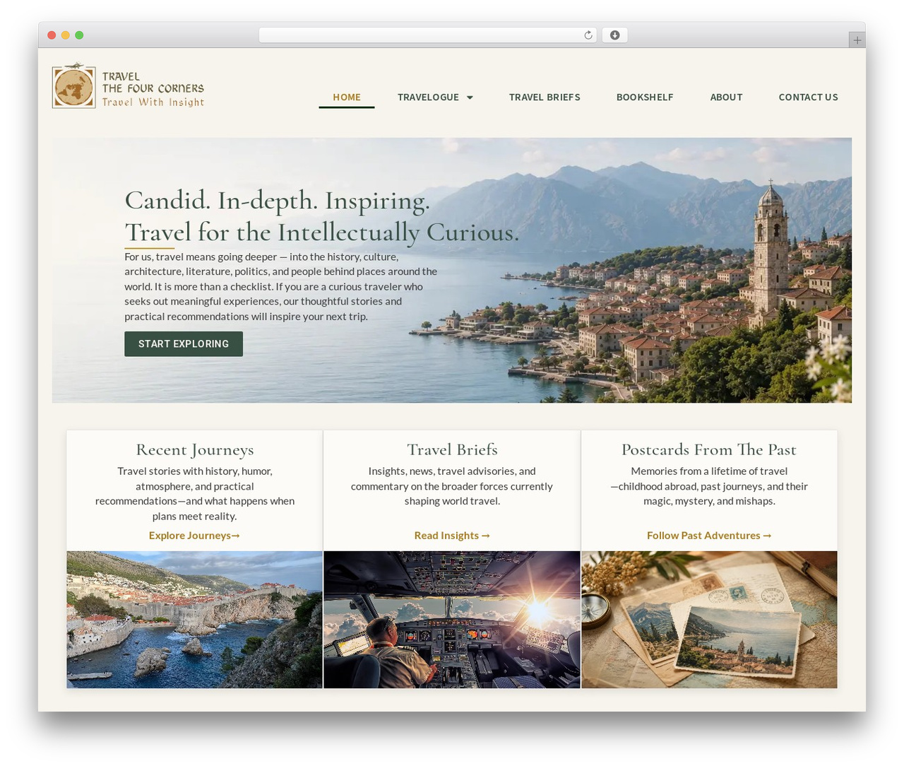 JupiterX WordPress theme - travelthefourcorners.com