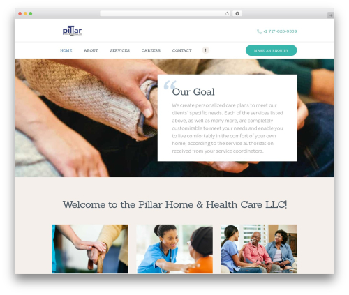 Saveo WP theme - pillarhomecare.com