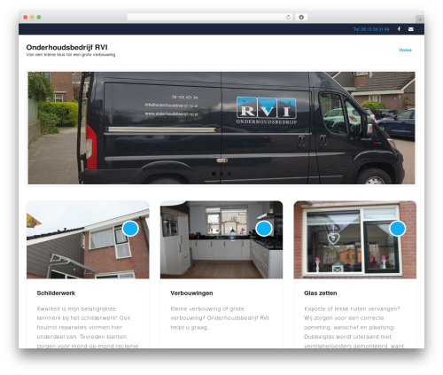 Shuttle theme WordPress - onderhoudsbedrijf-rvi.nl