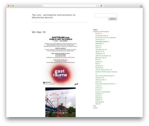 Simply Basic best WordPress theme - tianlutz.info