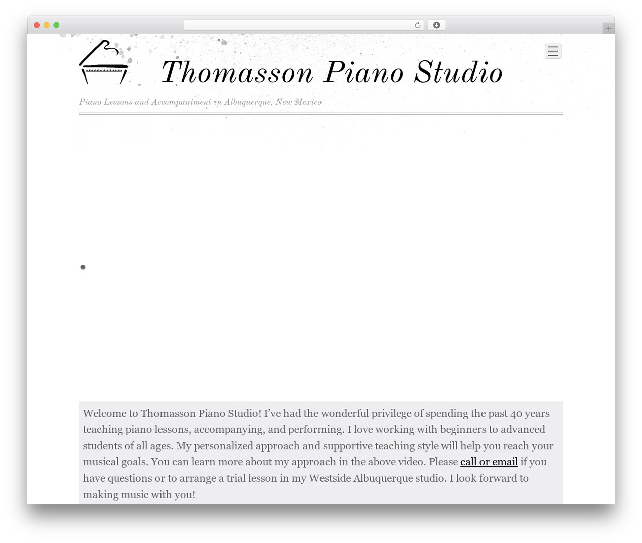 Theme WordPress Themify Simfo - thomassonpiano.com