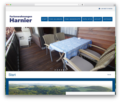 Wlad Framework WordPress theme - familie-harnier.de