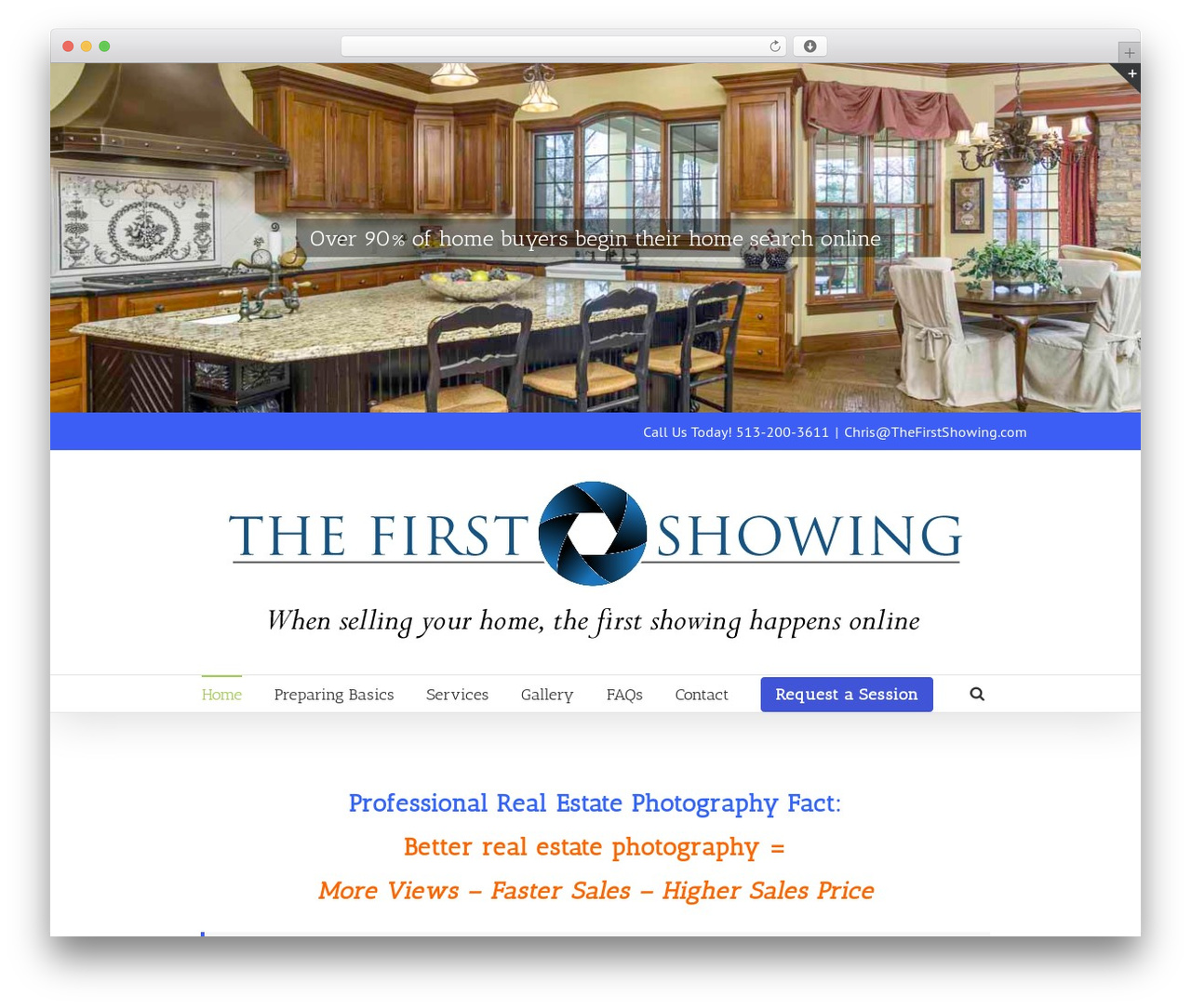 WordPress theme Avada - thefirstshowing.com