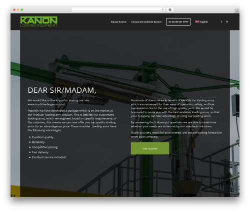 WordPress theme DraadCore - truckloadingarms.com