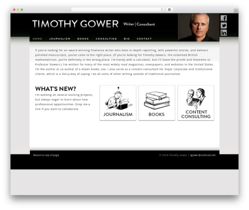 WordPress theme Genesis - timothygower.com