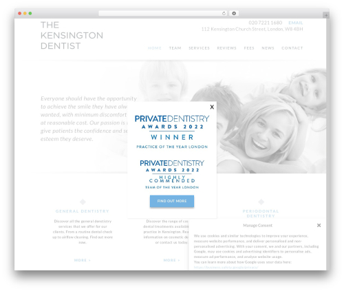 Ninja google review WordPress plugin - thekensingtondentist.com