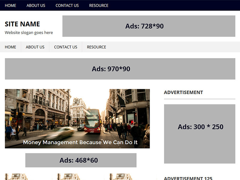 WordPress theme SuperAds WordPress theme SuperAds