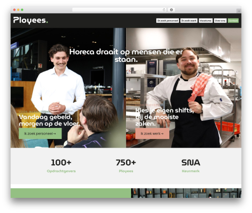 Ployees WordPress theme - ployees.nl