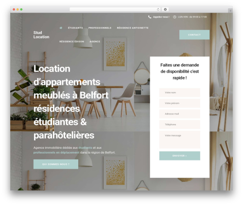 StudLocation WordPress website theme - studlocation.com