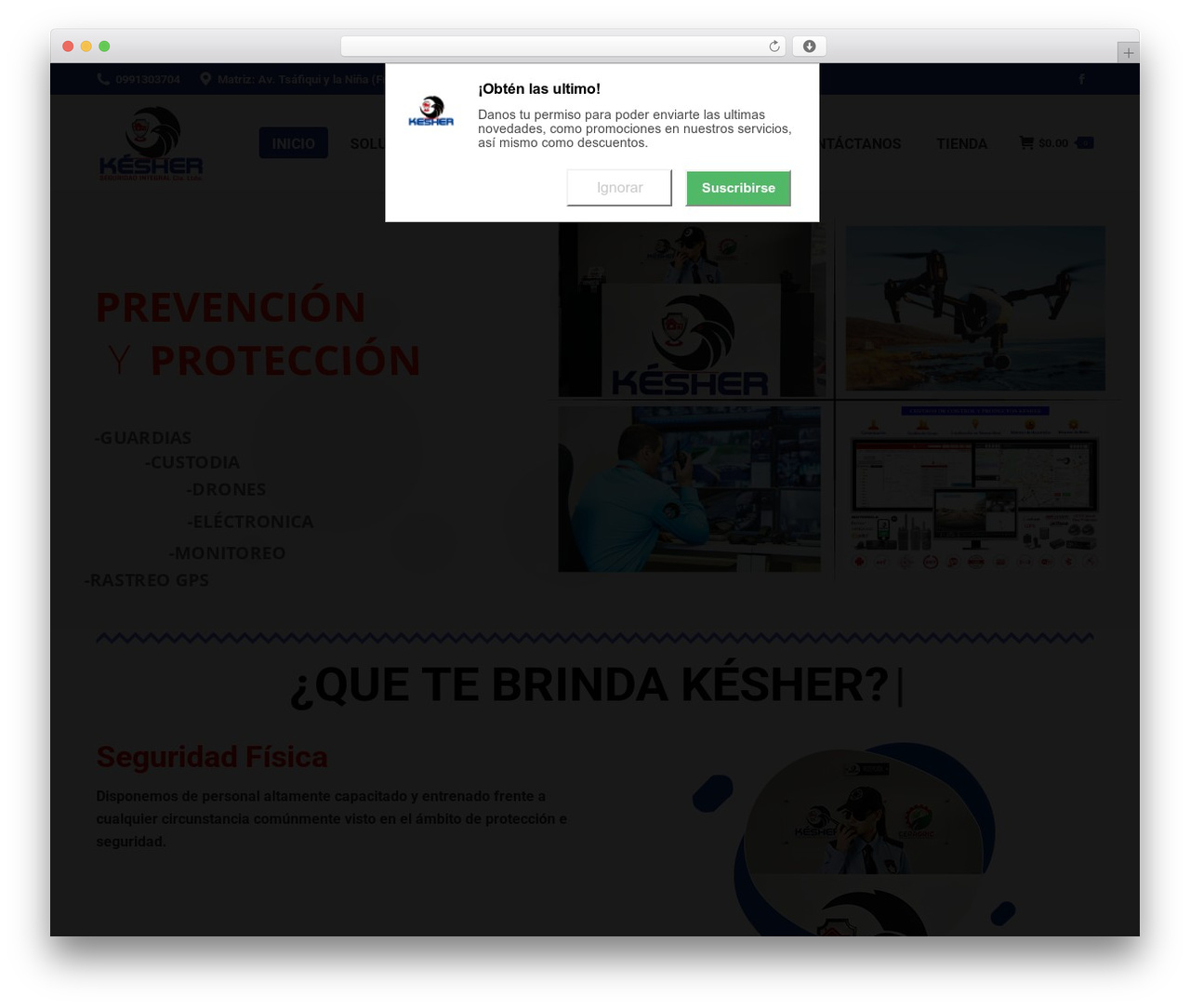 The7 theme WordPress - kesher.com.ec