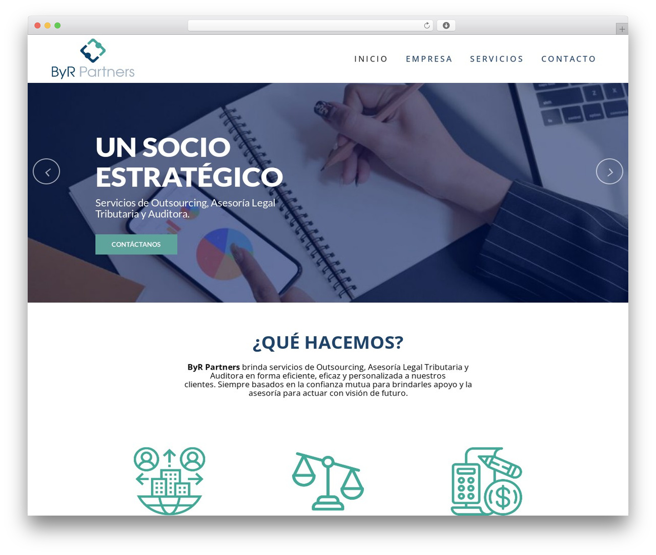 Theme WordPress Bridge - byrpartners.cl