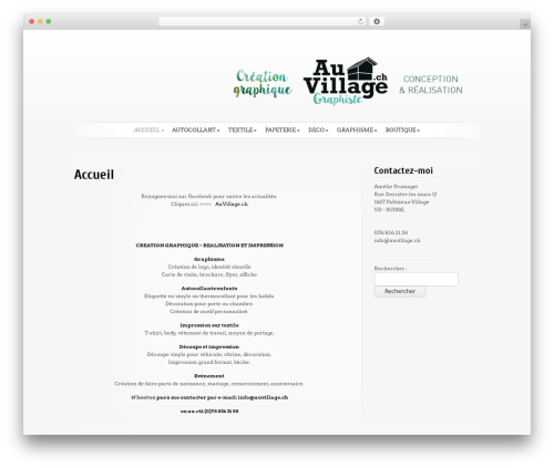 WP eCommerce (wp-e-commerce) free WordPress plugin - auvillage.ch