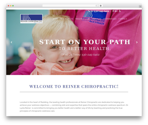 Bodega WordPress theme - reinerchiropractic.com