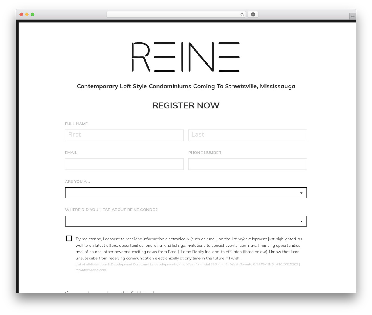 Brad Lamb Development Base WordPress theme - reinecondo.ca