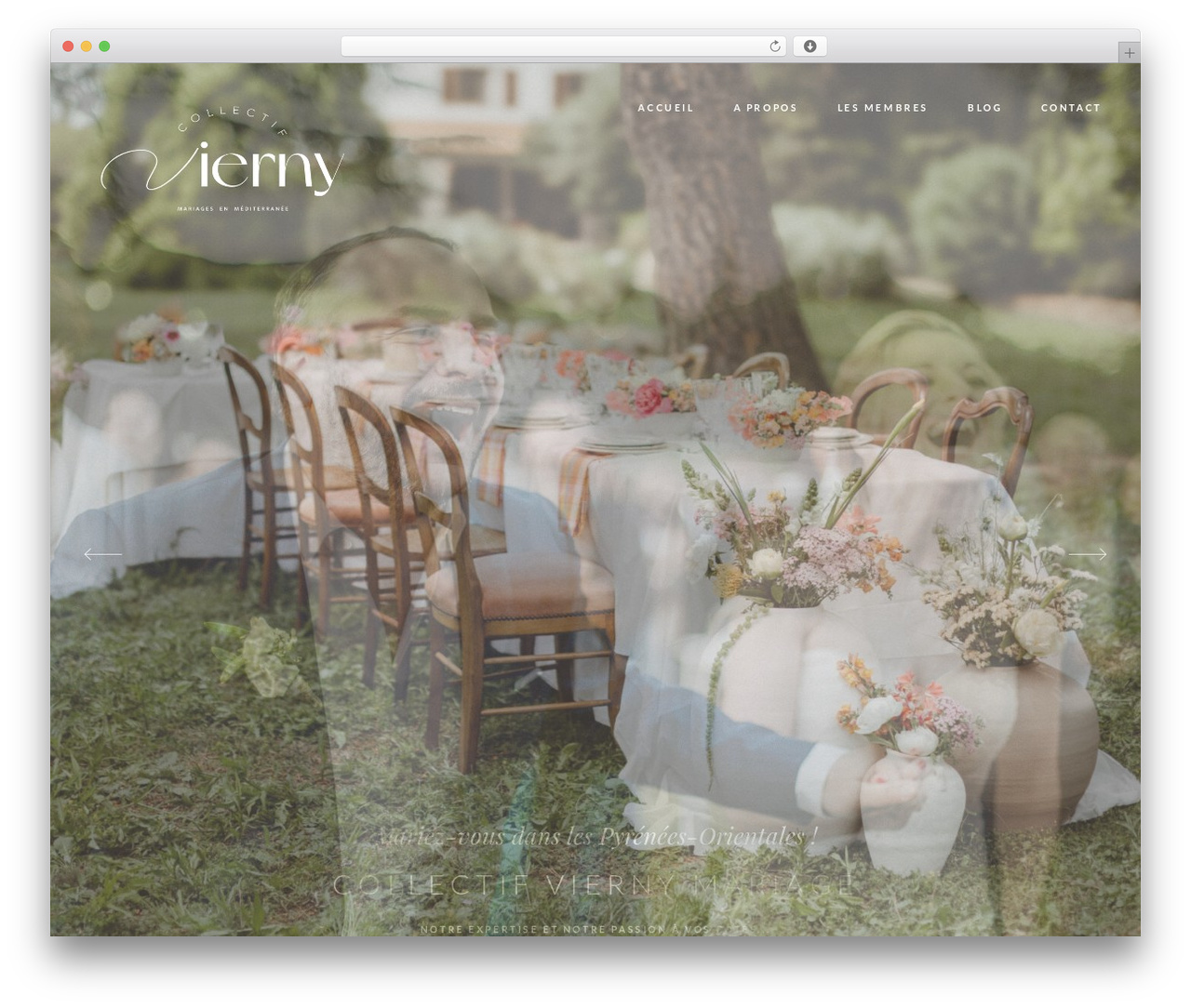 Cube WordPress theme - viernymariage.com