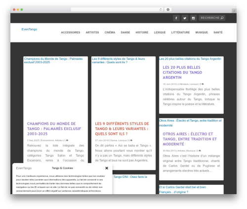 Extra WP theme - even-tango.com