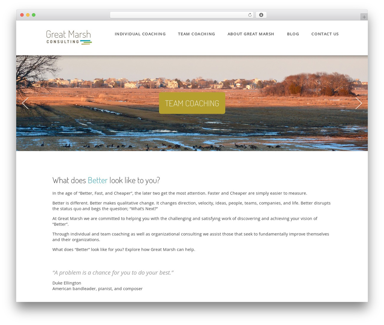 Karma theme WordPress - greatmarsh.com