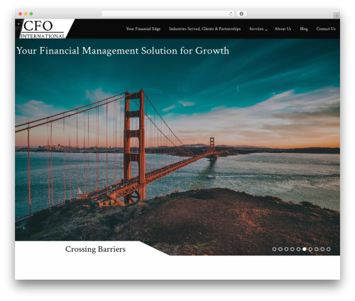 Liquid WordPress theme - cfo-international.com