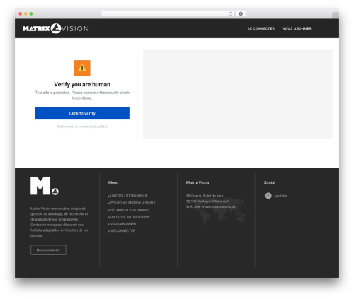 Massive Dynamic premium WordPress theme - matrixvision.com